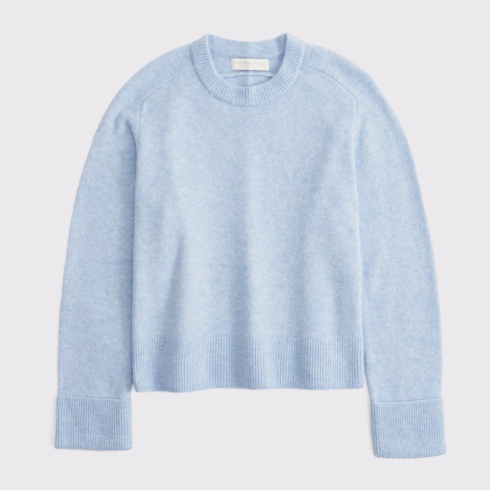Abercrombie Madeline Merino Blend Sweater in Blue (M) - Picture 2 of 9